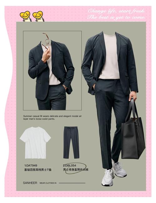 男士休闲小西服里面怎么搭配衣服