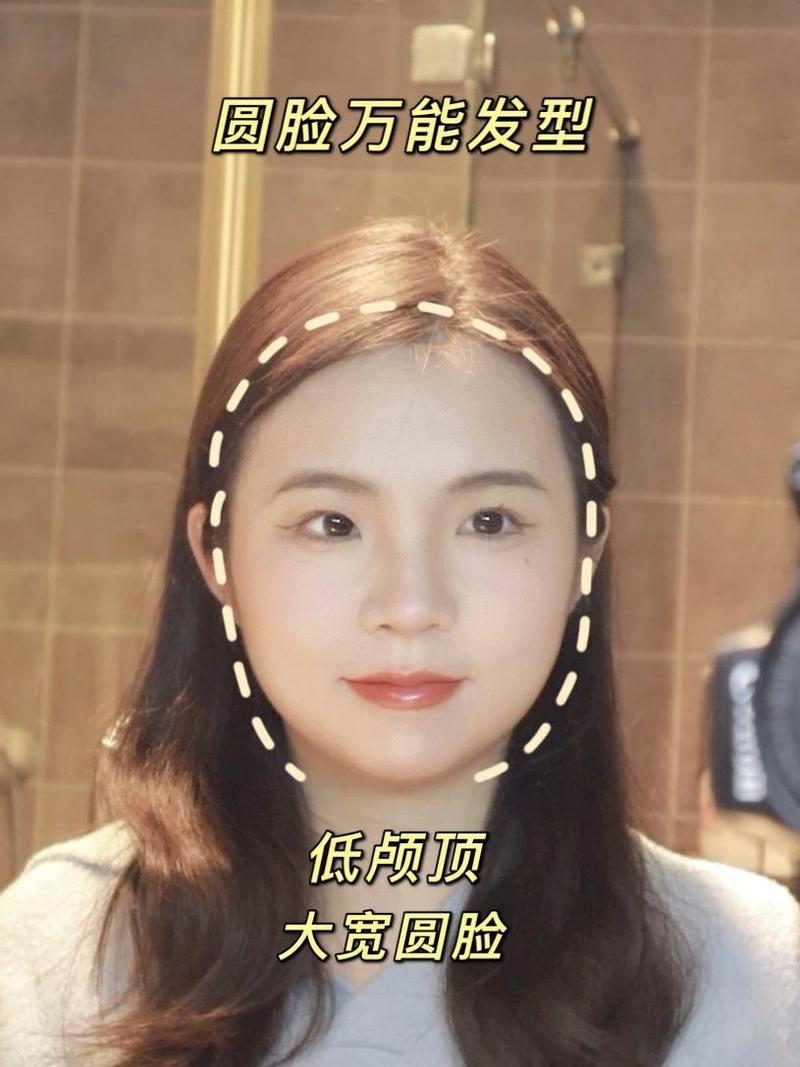 圆脸适合什么发型图