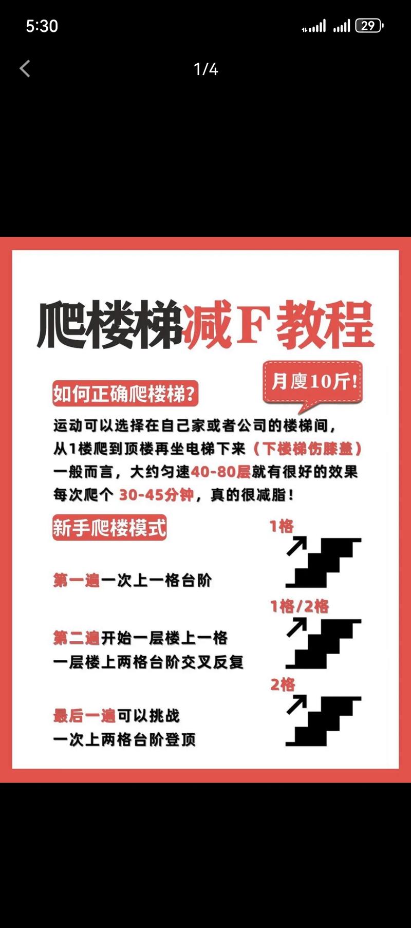 什么时候趴楼梯减肥