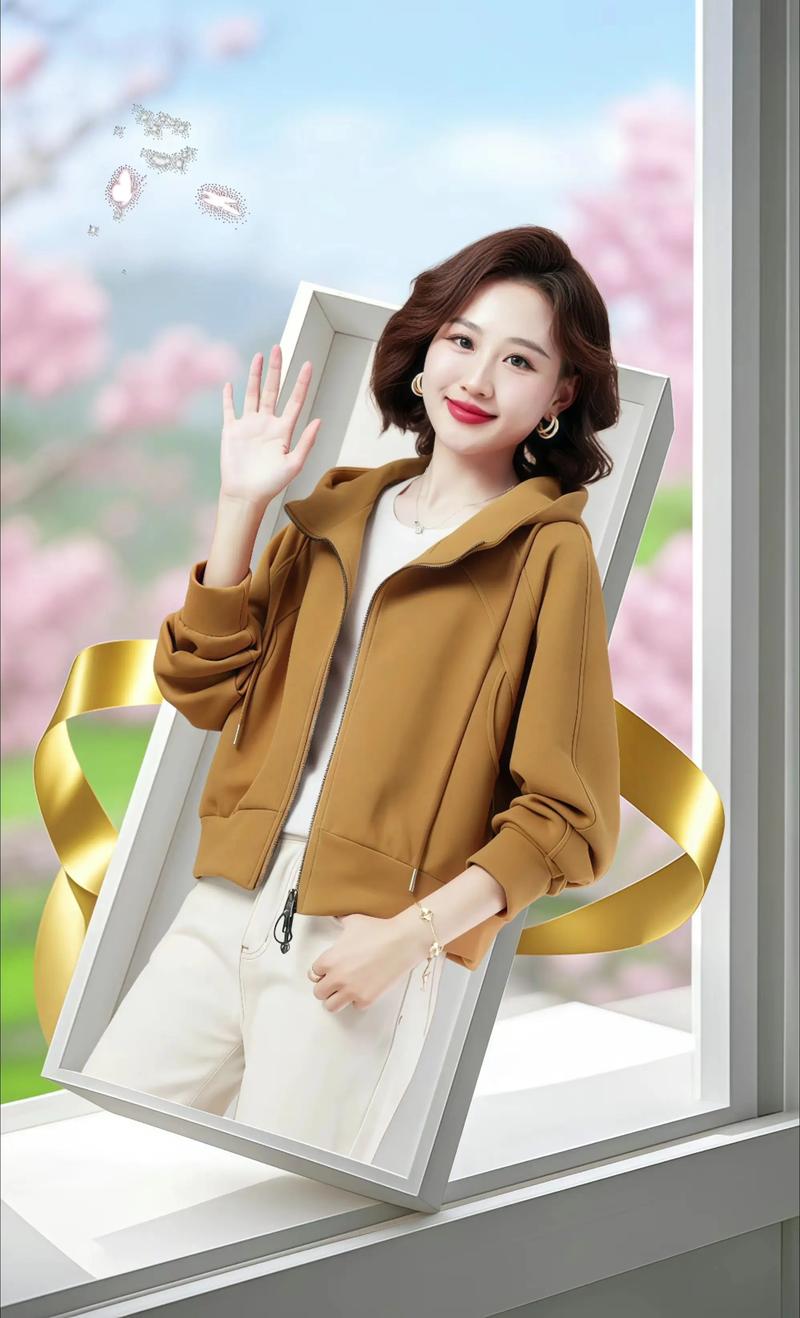 女士卫衣外套开衫怎么搭配
