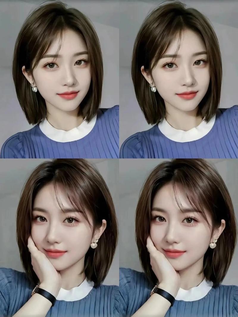 什么头型好看女生图片