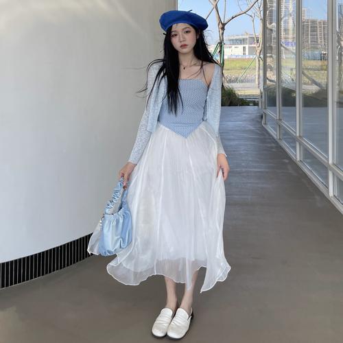 长款蓬蓬纱裙怎么搭配