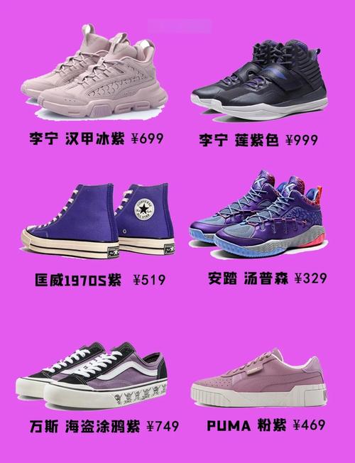 纯紫色的鞋子怎么搭配衣服