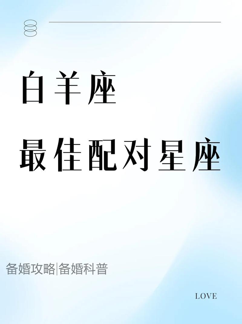 白羊女和什么座最配