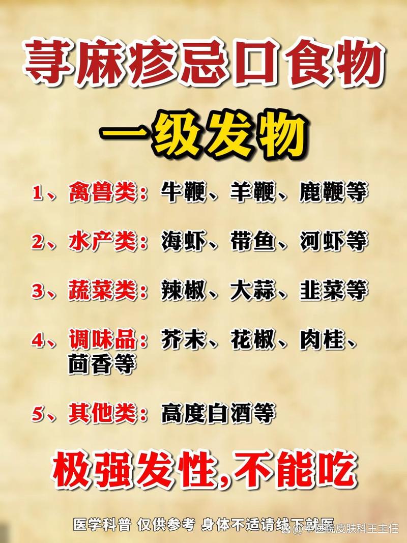 慢性荨麻疹吃什么好