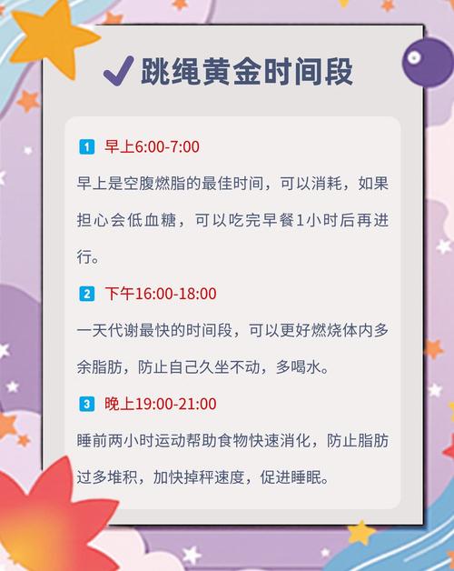 什么时候跳绳减肥最好