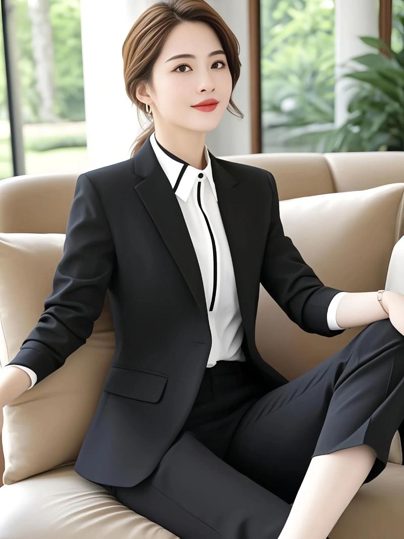 褐色西装外套怎么搭配