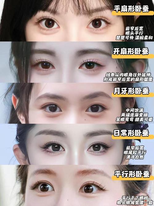 卧蚕是什么样子图片