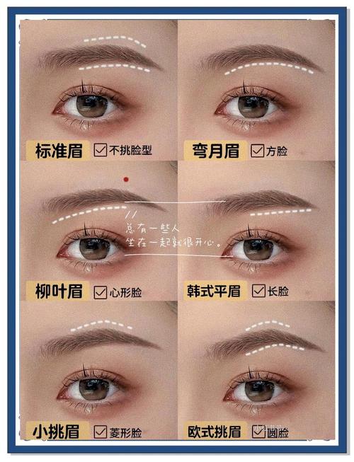 脸圆适合什么眉型