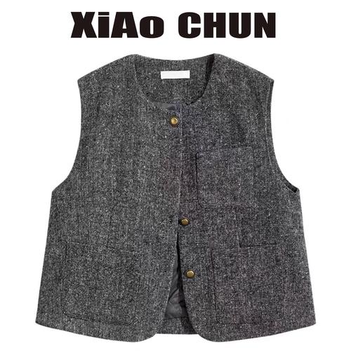 灰色马夹外套怎么搭配