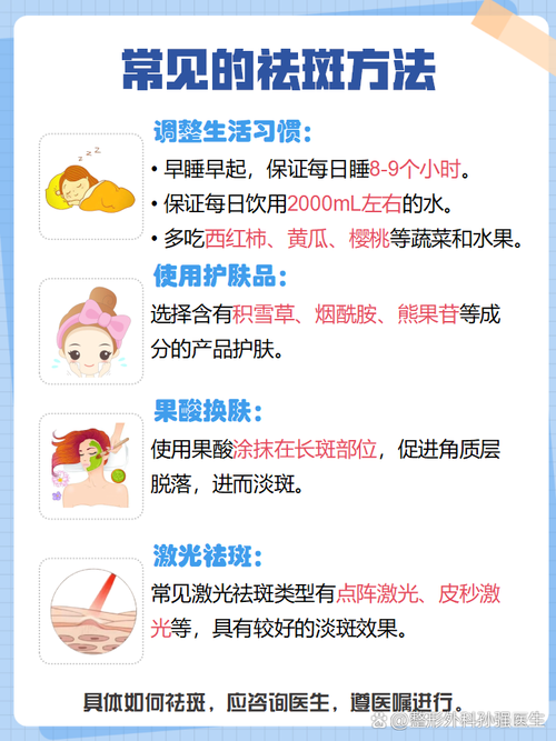 最新的祛斑方法是什么