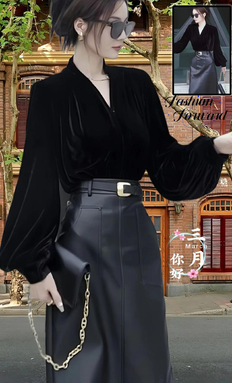 皮裙上衣怎么搭配