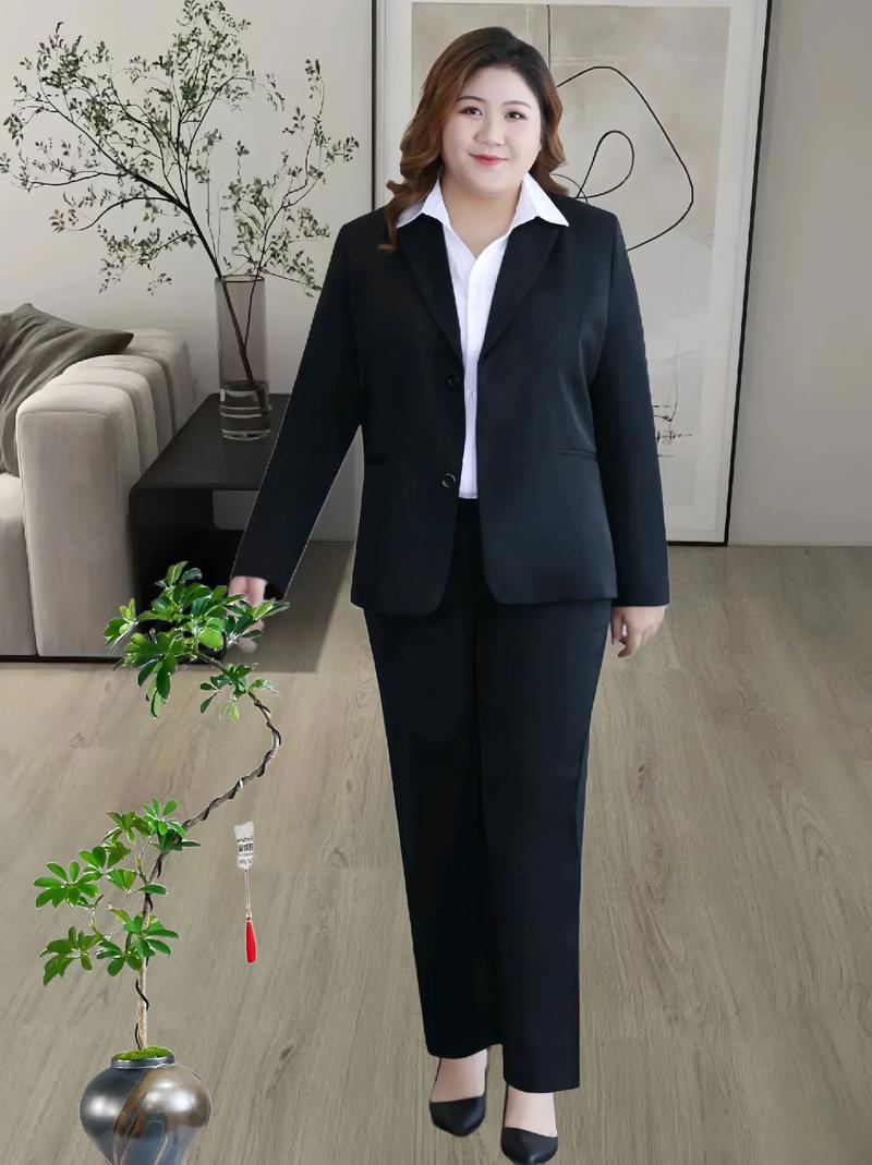 胖人正装怎么搭配图片