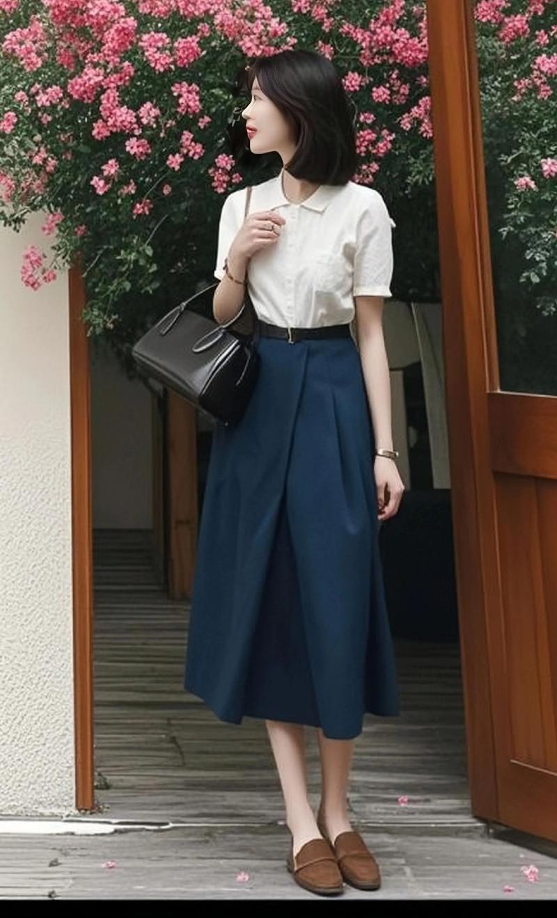 修身针织裙怎么搭配图片