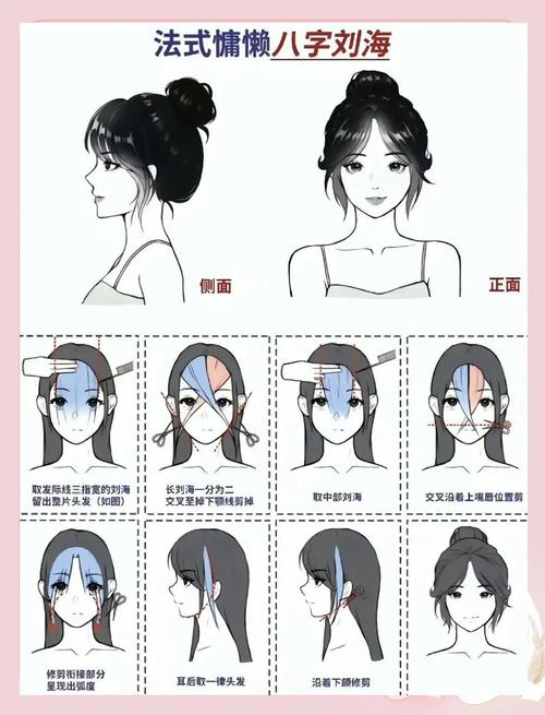 最新日式刘海怎么剪
