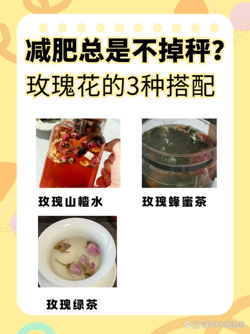 玫瑰花茶配什么能减肥