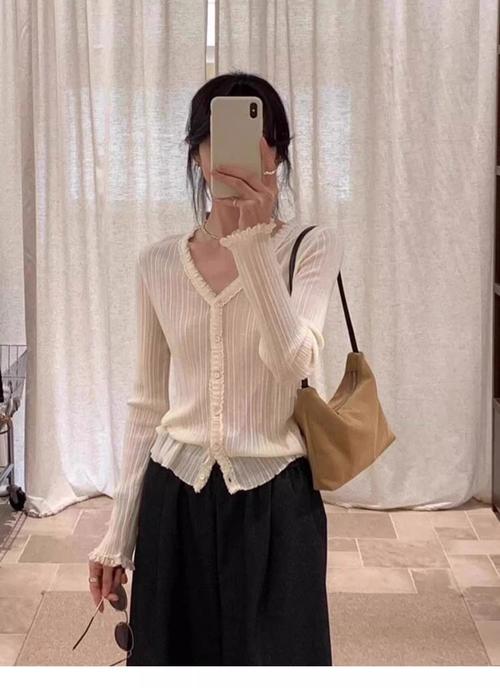 夏季针织开衫怎么搭配图片
