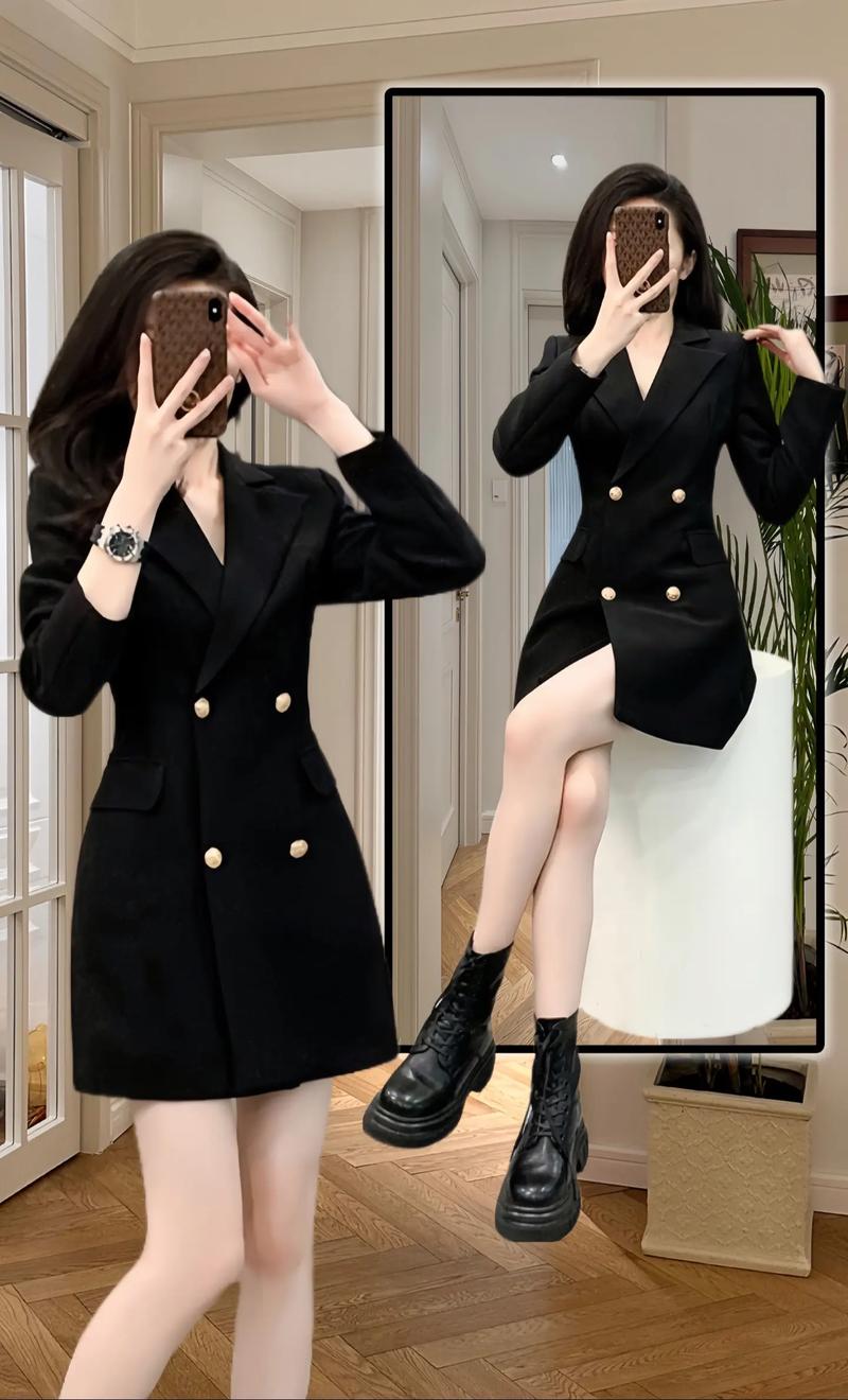 西服裙子怎么搭配图片