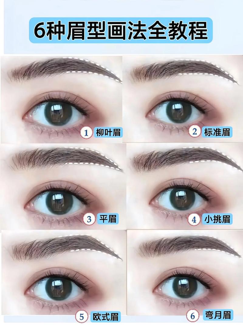 最新流行什么眉型图片