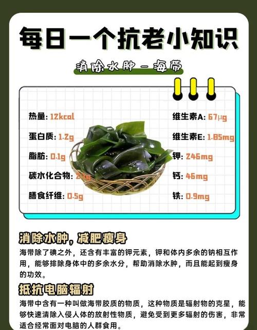 海带为什么能减肥
