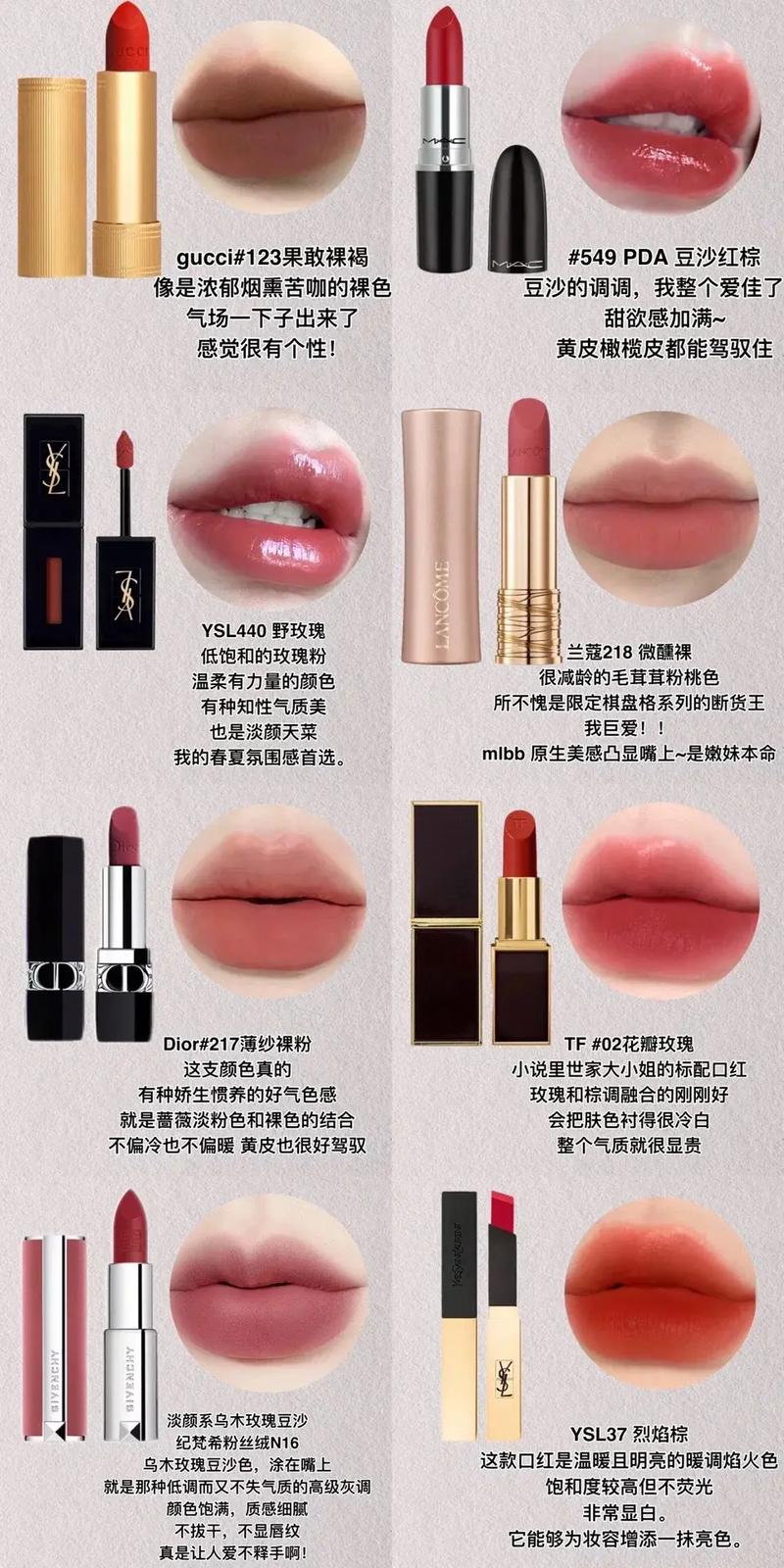 素颜适合什么颜色口红