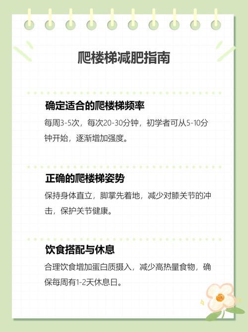 爬楼梯什么时间能减肥