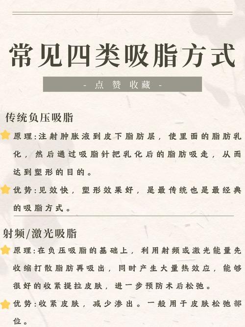 吸脂减肥有什么副作用