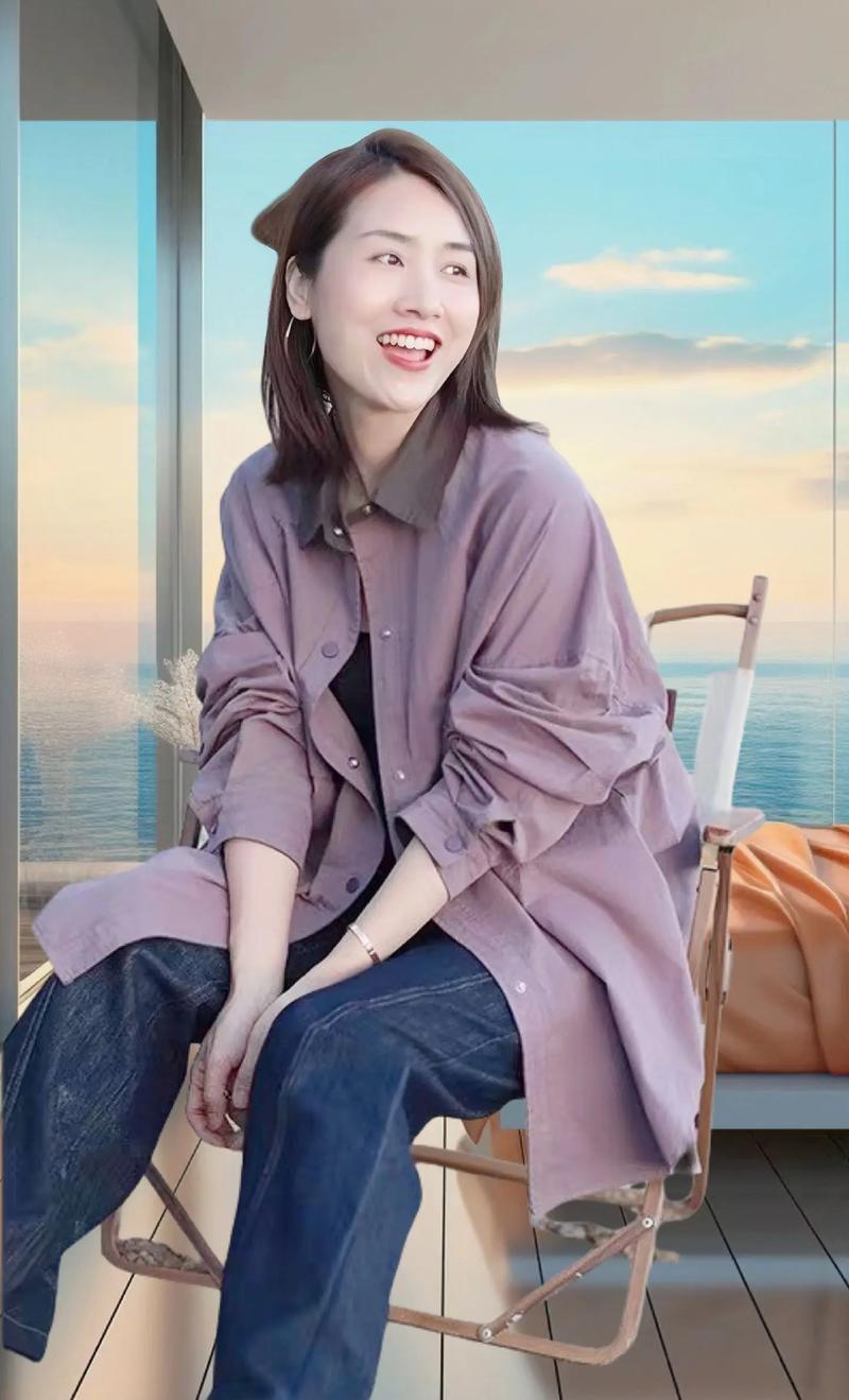 长款长袖衬衫怎么搭配什么裤子