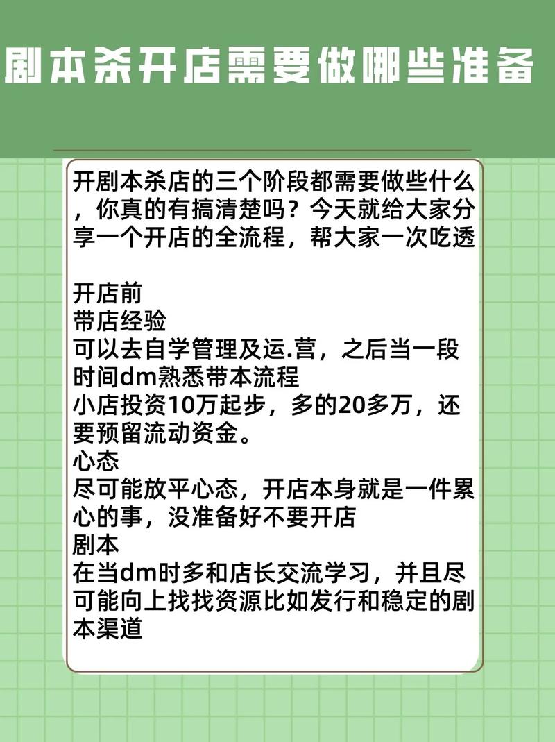 开店需要做什么准备