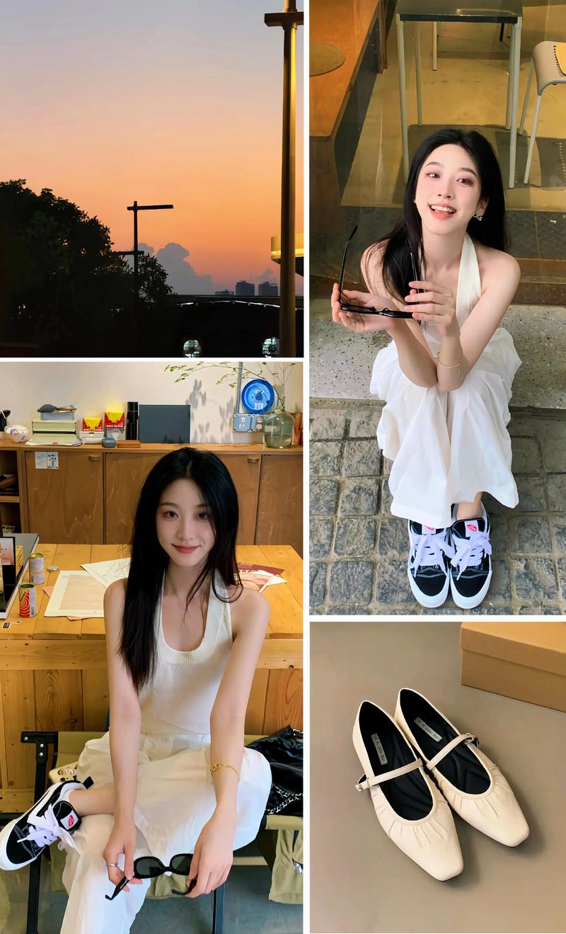 白色背心长款怎么搭配什么裤子