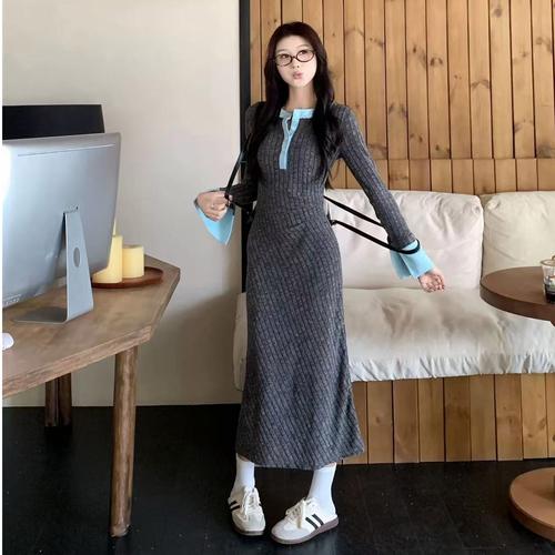 中长款a字连衣裙怎么搭配什么外套