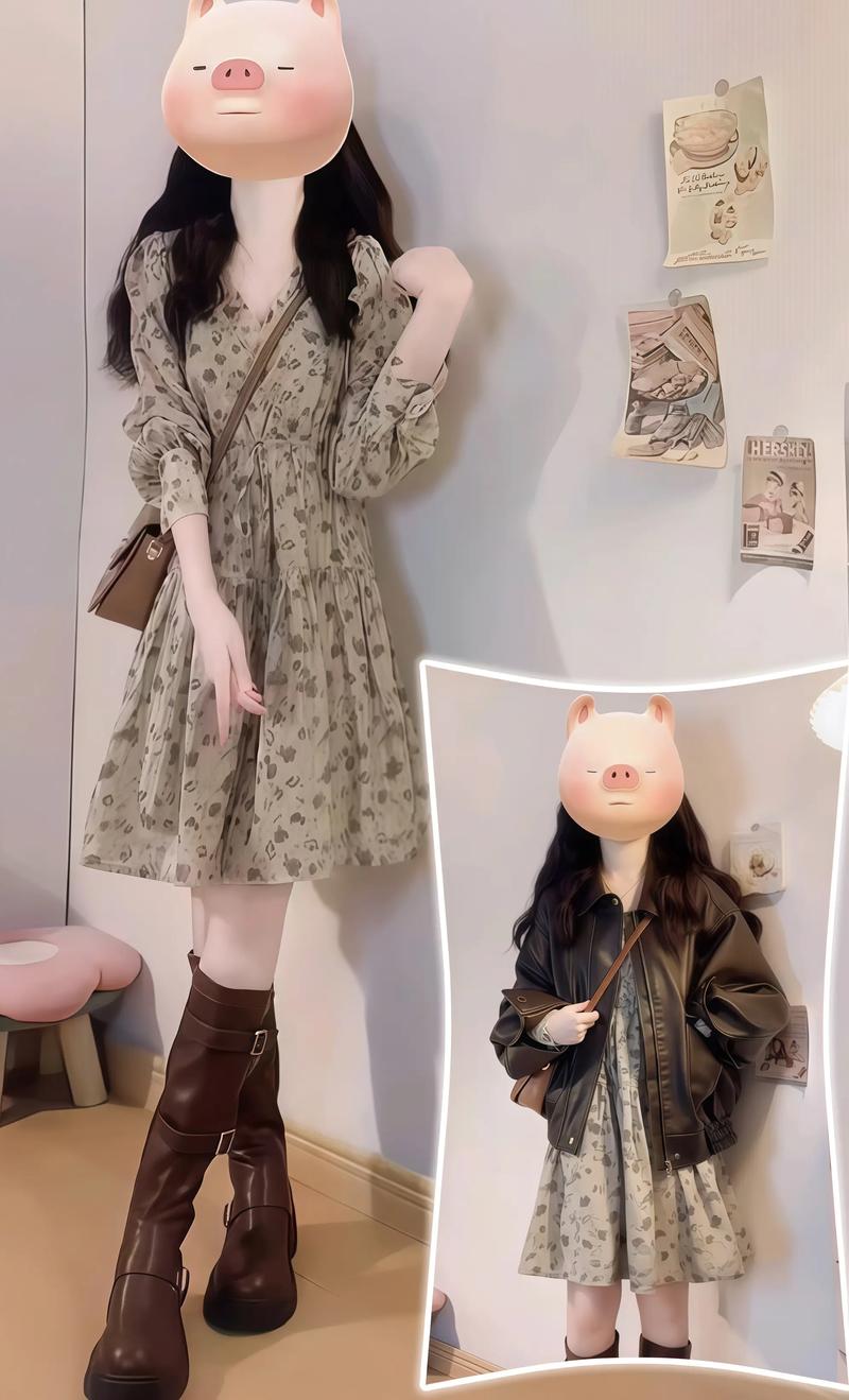 印花连衣裙子怎么搭配什么外套好看