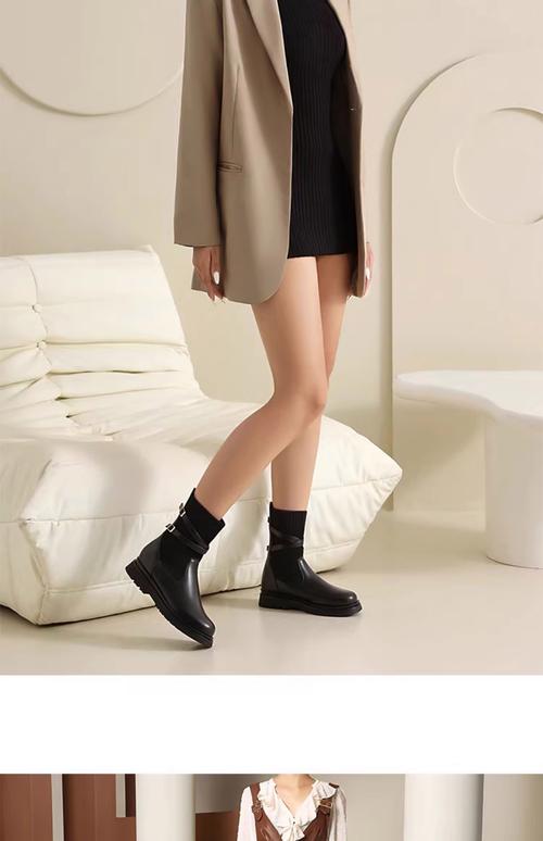 低筒靴怎么搭配衣服图片