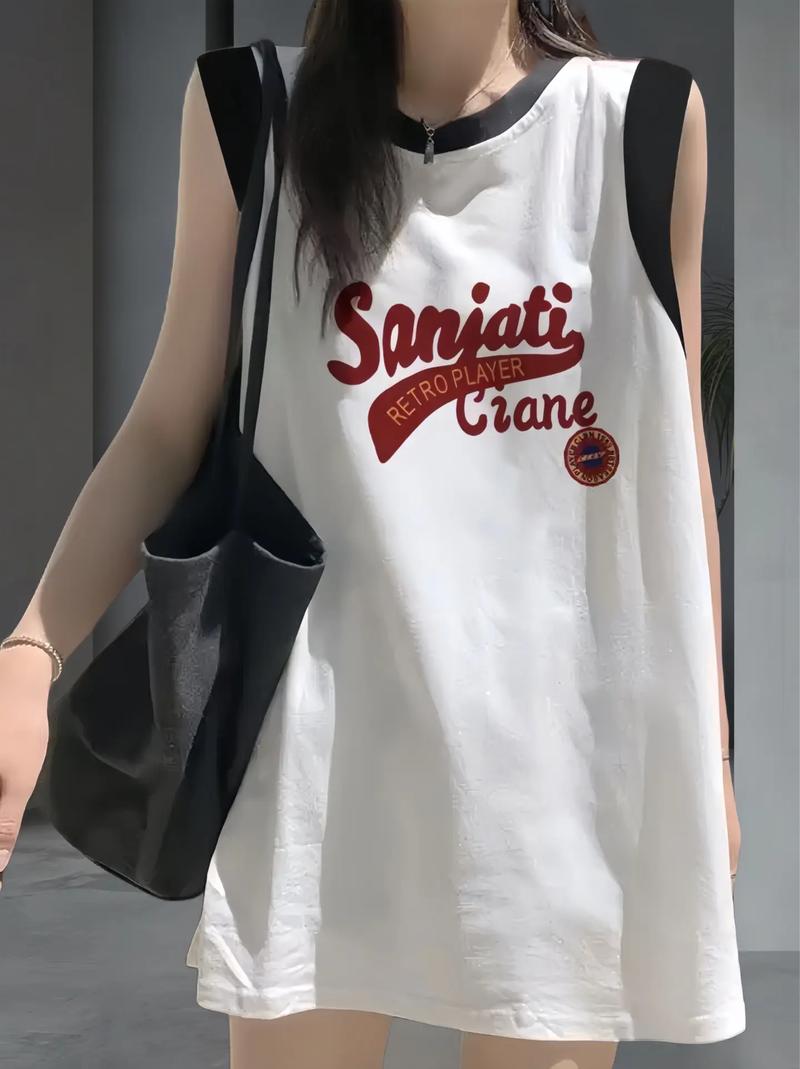 长款无袖衫怎么搭配