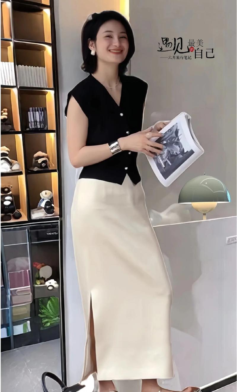 针织裙怎么搭配上衣图片