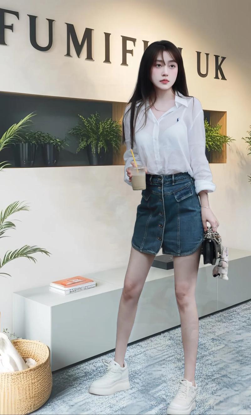 牛仔短裙怎么搭配穿