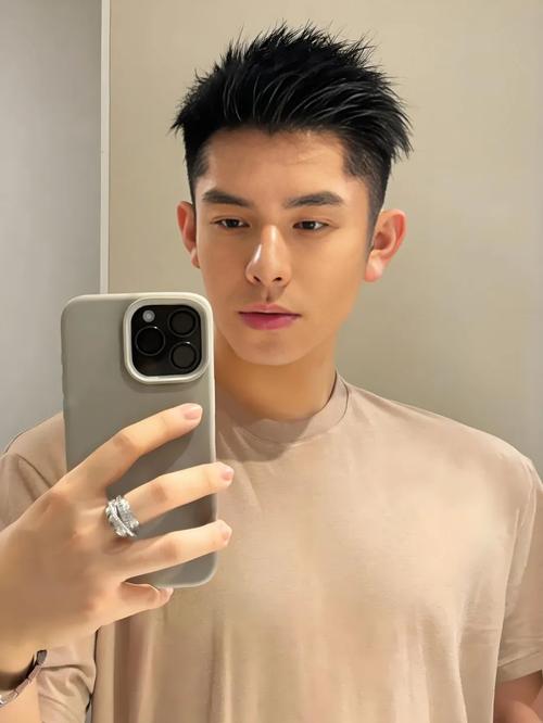 头发硬适合什么发型男