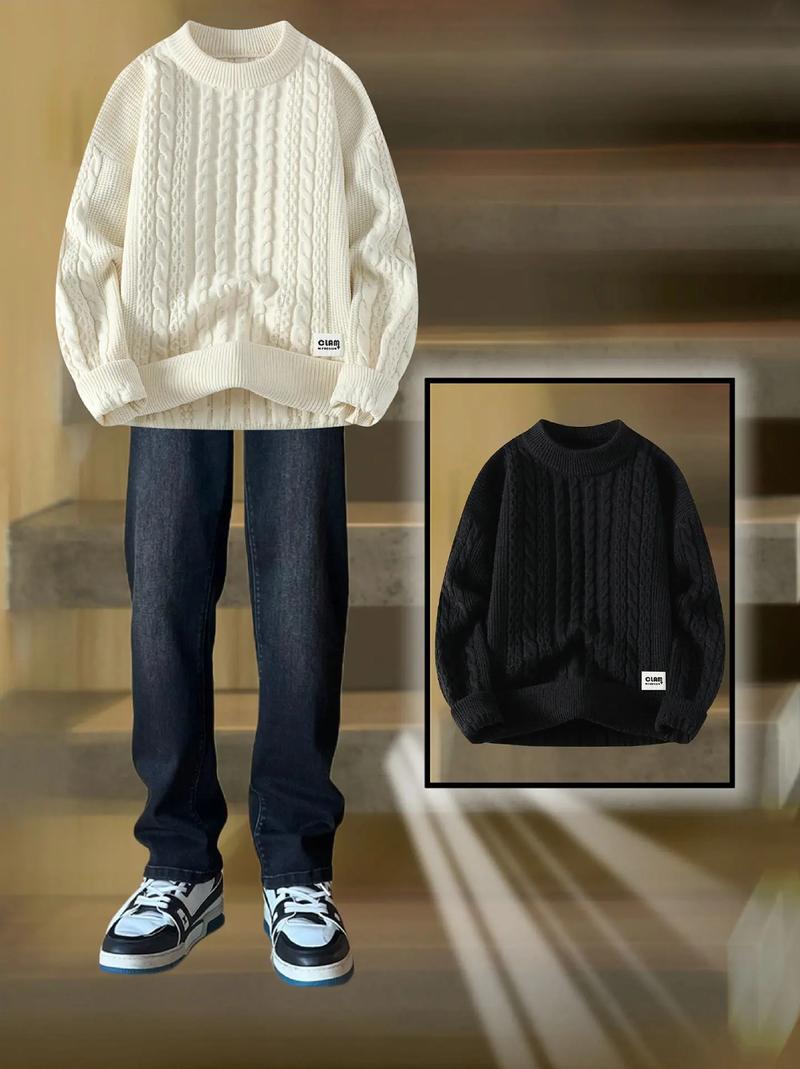 毛衣怎么样搭配衣服图片男