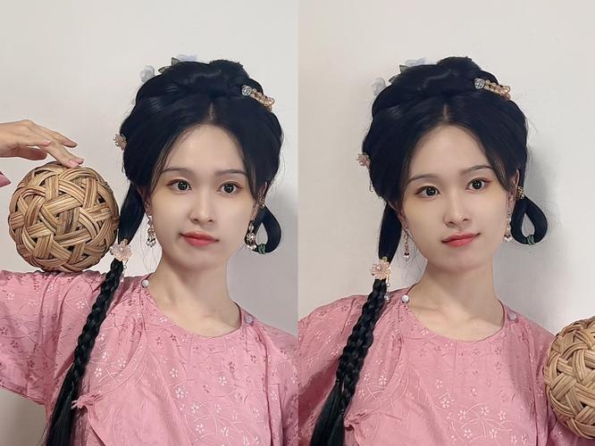 汉服搭配头发怎么盘