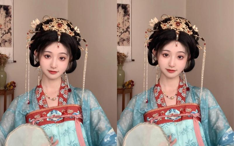 汉服搭配头发怎么盘