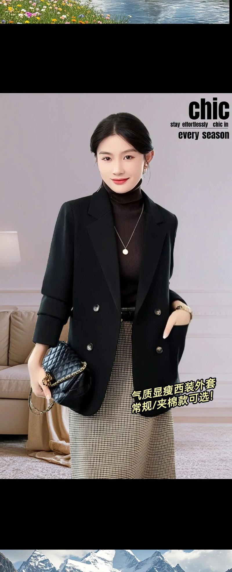 西装尼大衣怎么搭配图片