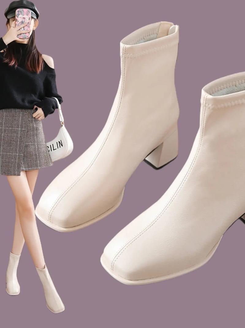 夏天短靴子怎么搭配衣服图片大全