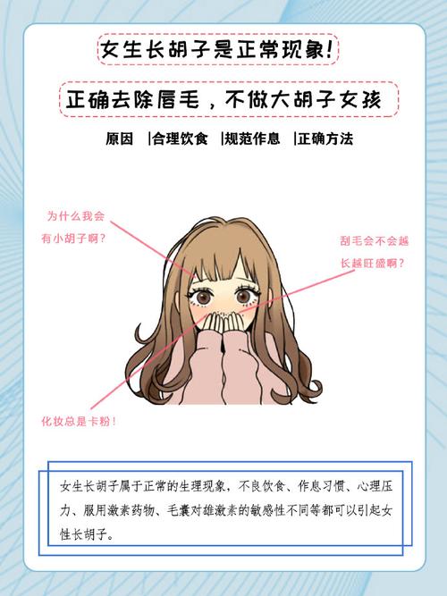 女生为什么有胡子