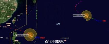 台风“桦加沙”强度已达17级以上