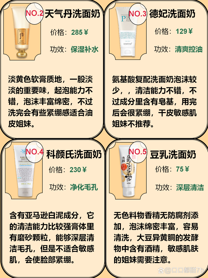 怎么评论洗面奶好用