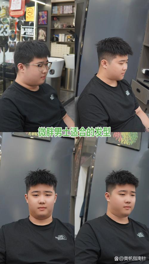 男士胖脸适合什么发型