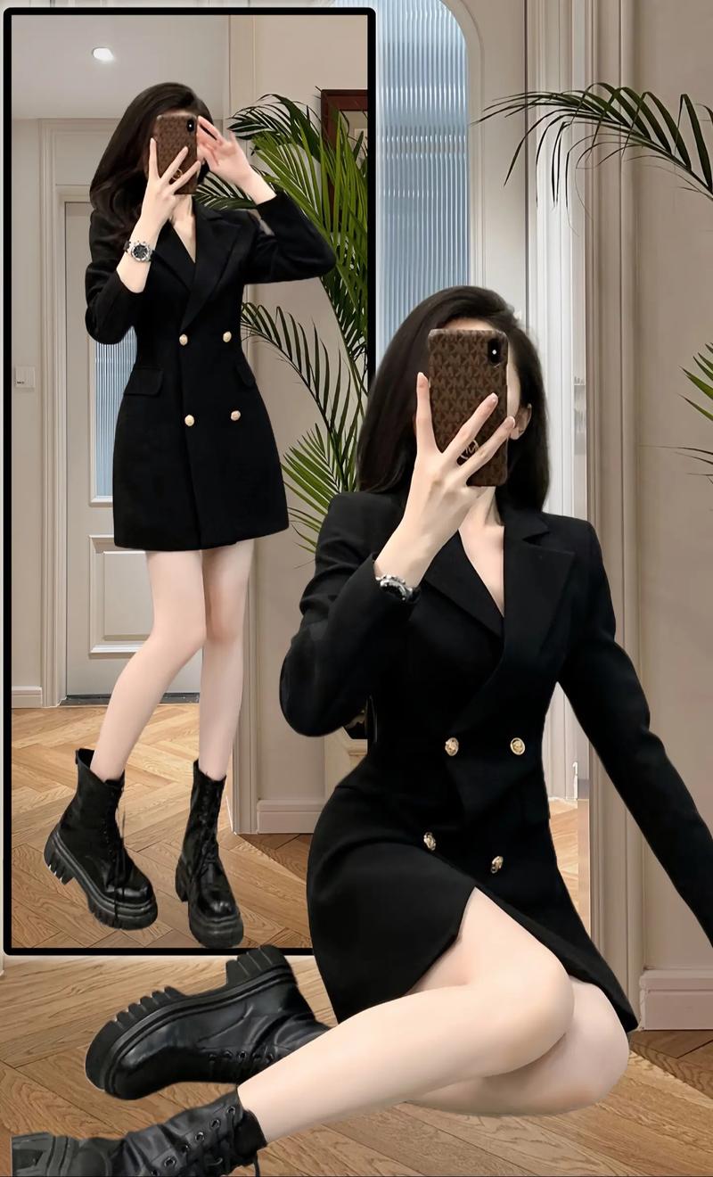 长款西装怎么搭配裙子好看
