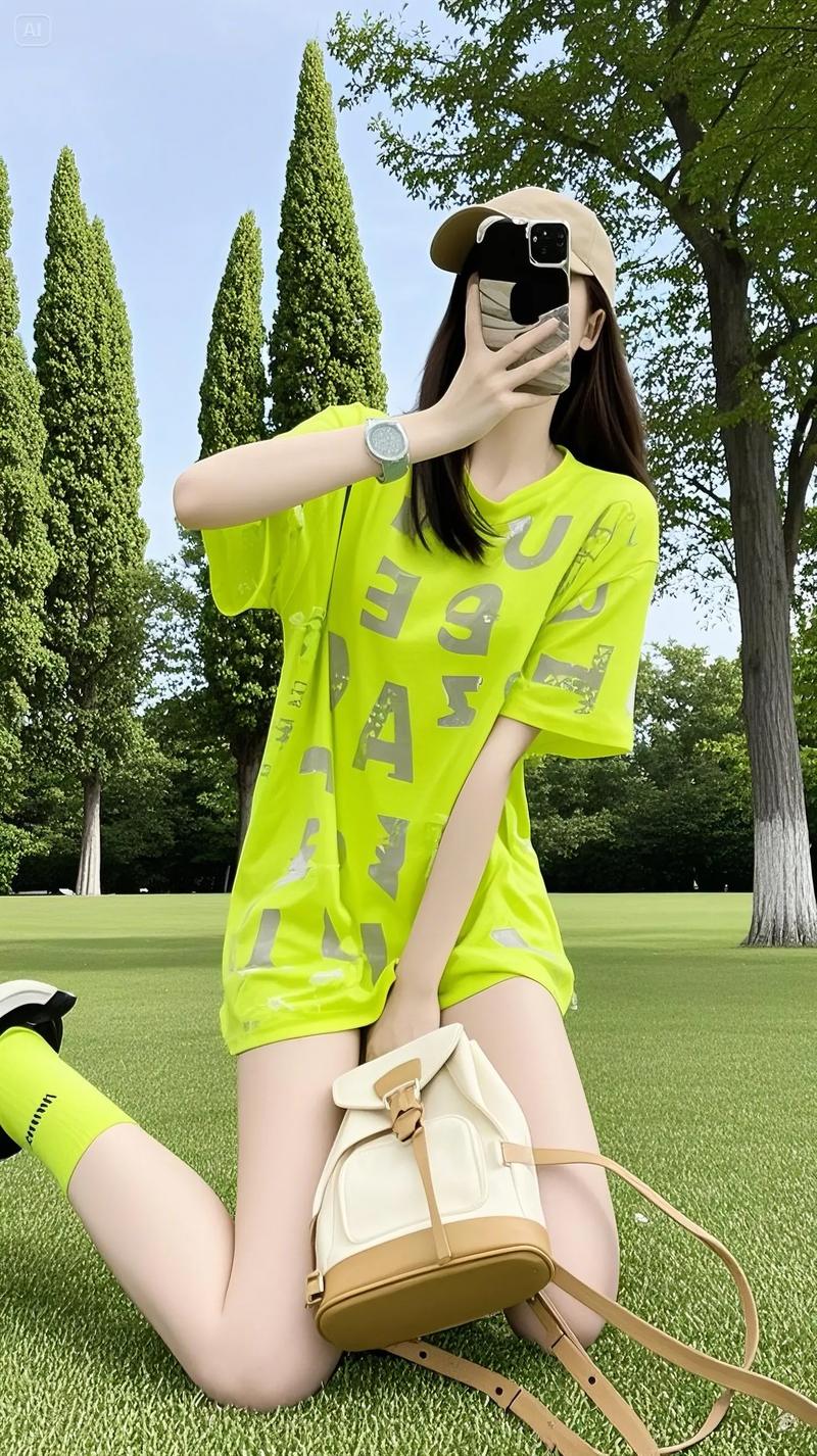 绿色t恤怎么搭配什么裤子好看