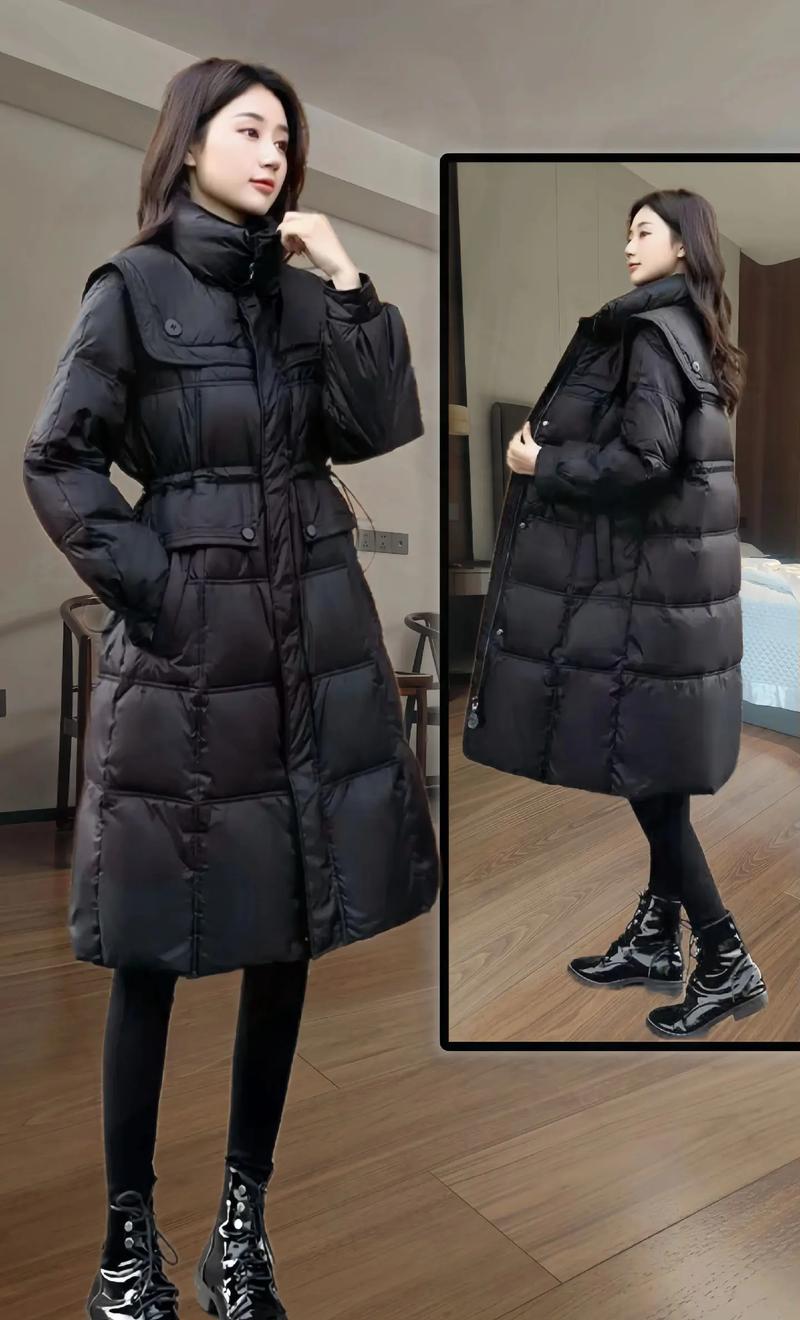 女黑棉衣里面怎么搭配图片大全