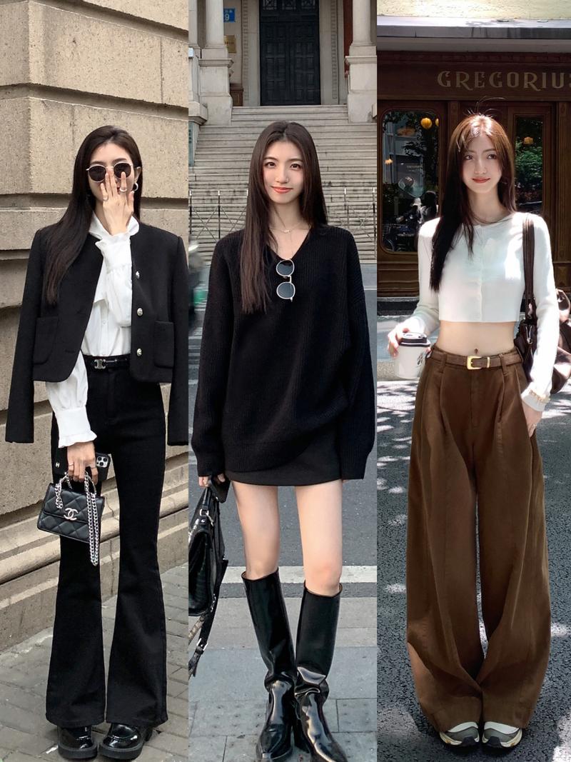 黑色怎么搭配衣服好看图片女生图片欣赏